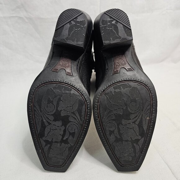 Ariat Dixie Black Leather Snip Toe Western Boot 10001367 21285 Womens Size 6.5 B - Picture 7 of 12